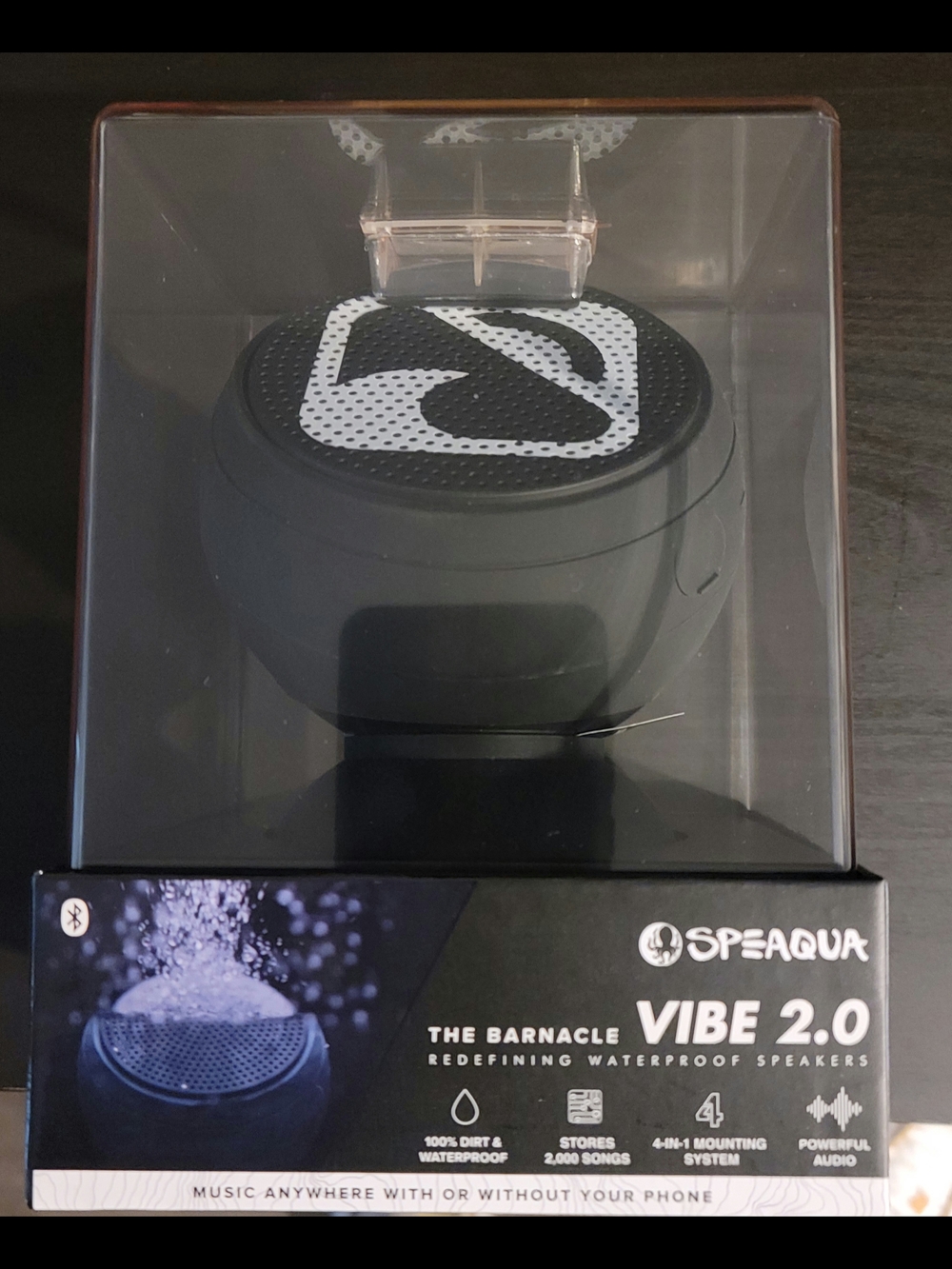 Aqua Speaqua Vibe 2.0 Bluetooth Speaker - Black